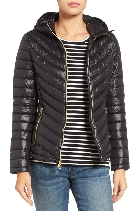 lord and taylor michael kors packable down jacket|Michael Kors shiny puffer jacket.